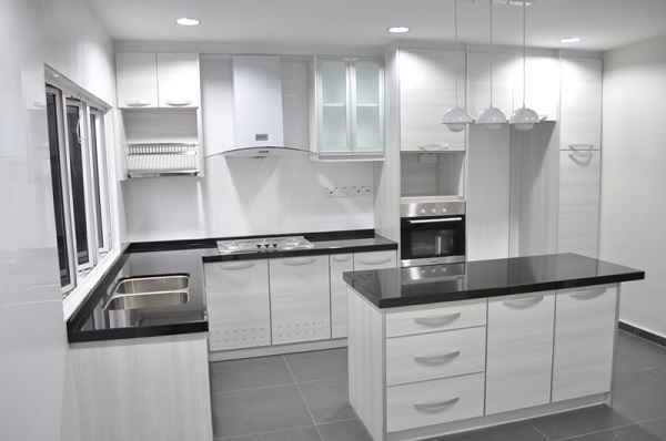 Design Interior Kabinet Dapur Rapi Rumah Minimalis Lemari Kabinet Dapur Modern