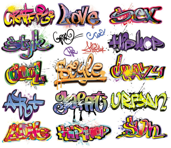  Efek Text graffiti Photoshop