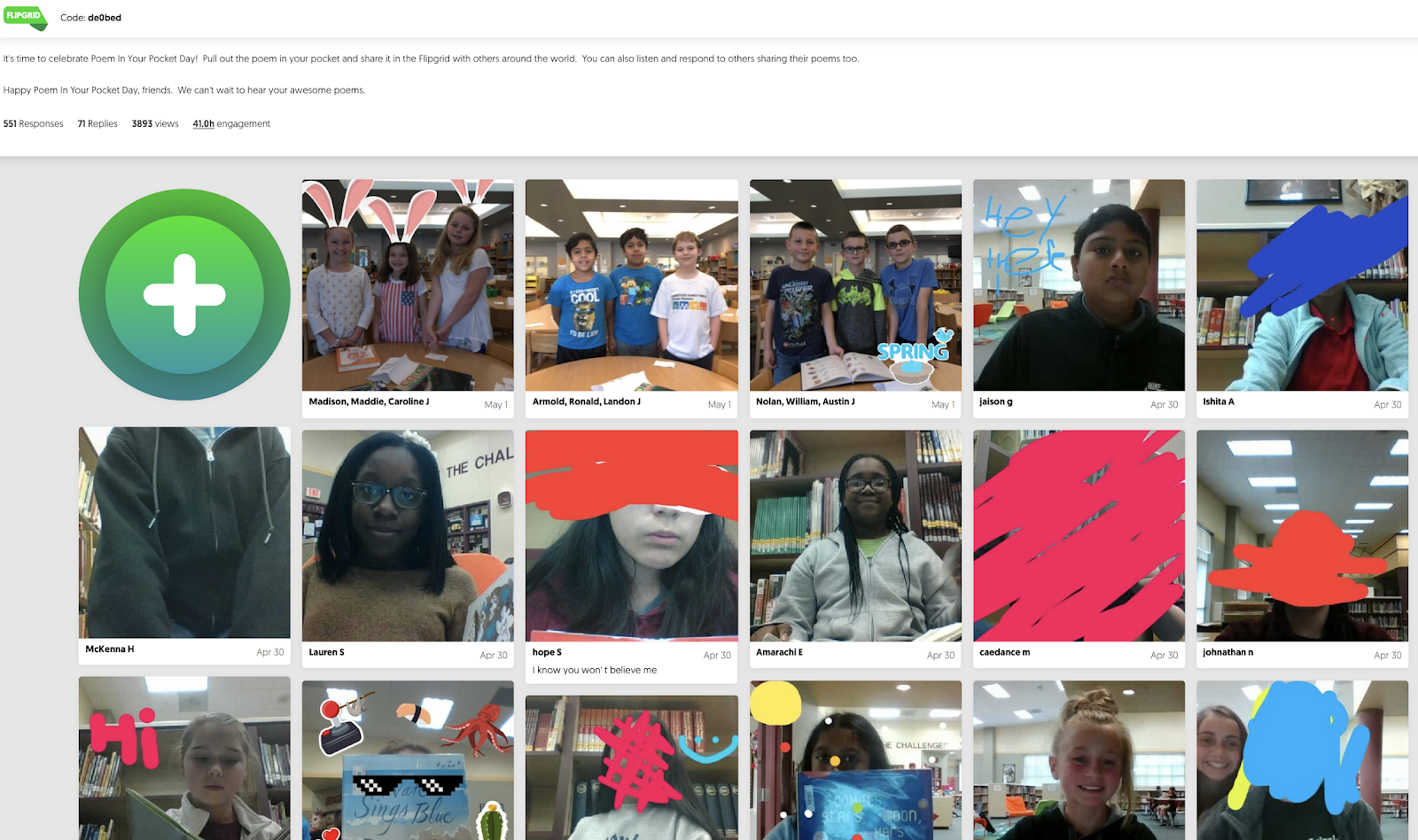 The Library Voice: Over 550 Kids Shared Their Voice & Poems....They'd