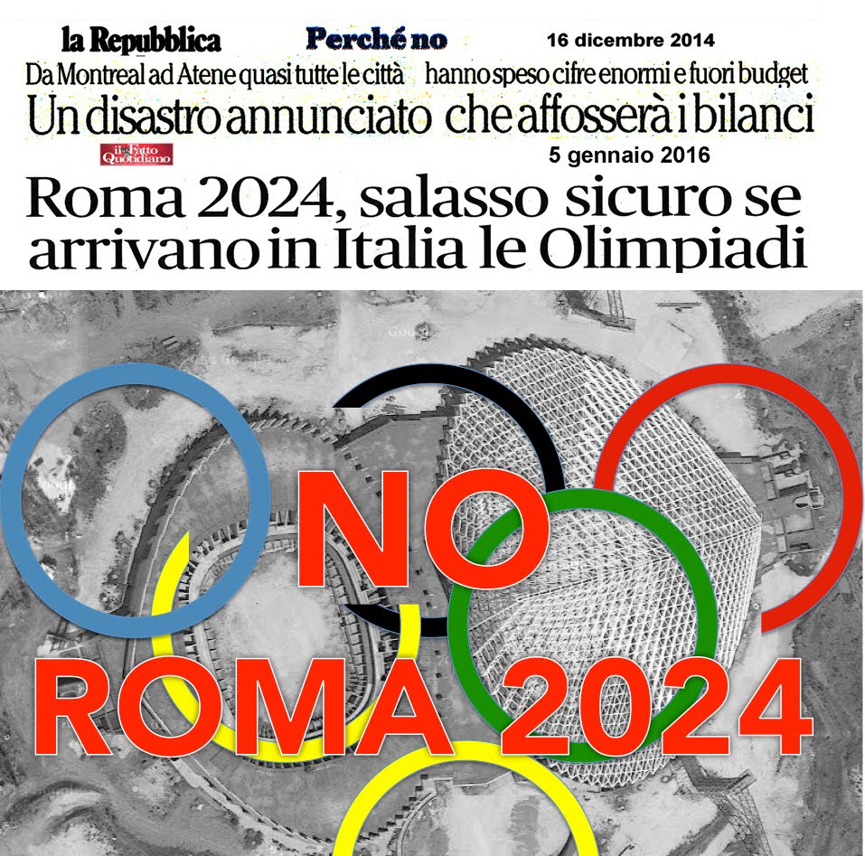 NO ALLA CANDIDATURA OLIMPICA ROMA 2024