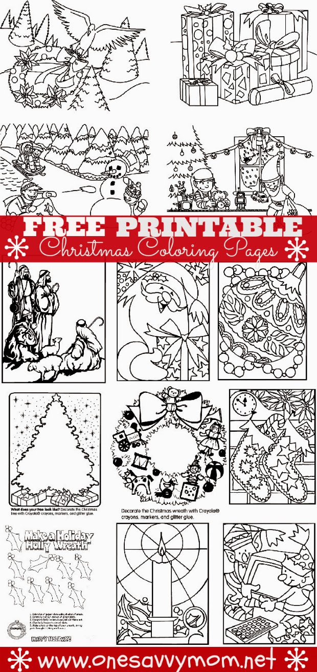 One Savvy Mom ™ | NYC Area Mom Blog: Free Printable Christmas Coloring
