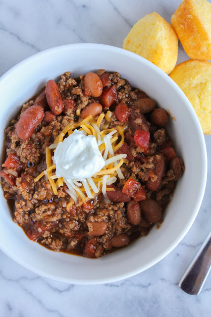 Beef & Two Bean Chili | The Chef Next Door