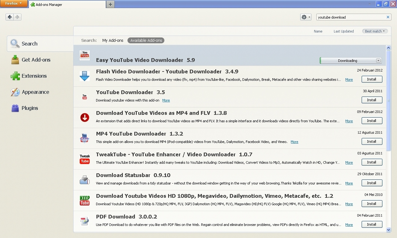 firefox add on youtube mp3 download firefox add on youtube mp3 download