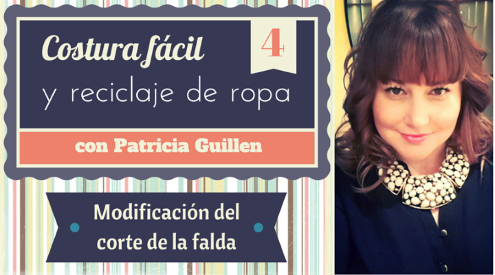 En el vídeo tutorial de hoy Patricia va a cortar la falda del último vídeo y la modificara para adaptarla al elástico, que añadirá a la cintura de la falda.