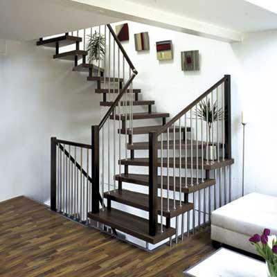  Gambar tangga kayu minimalis Unik Untuk Interior Rumah 