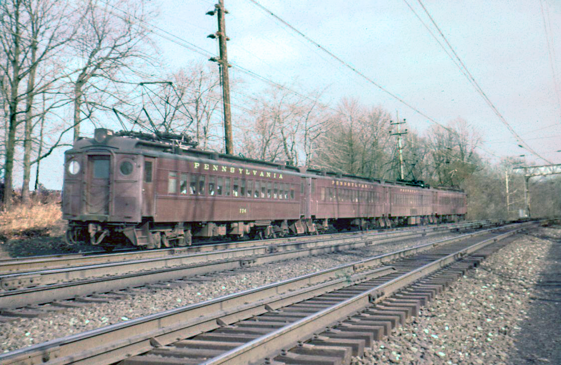 transpress nz Pennsylvania Railroad MP54 electric multiple unit, 1958