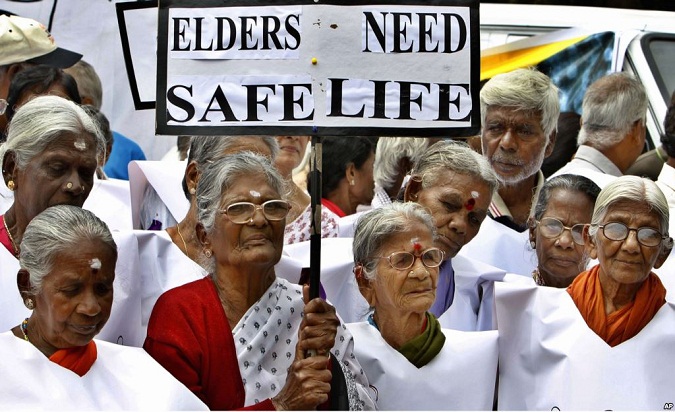 India's 50% parents in old age live 