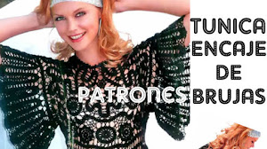 Túnica Crochet En Encaje de Brujas / Patrones