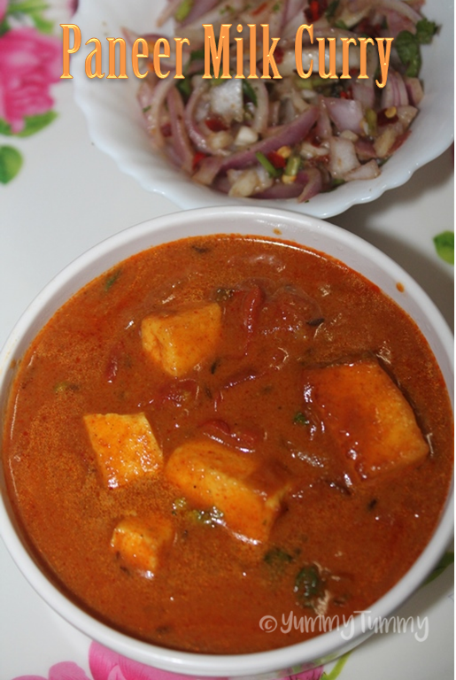 Paneer Milk Curry Recipe Yummy Tummy