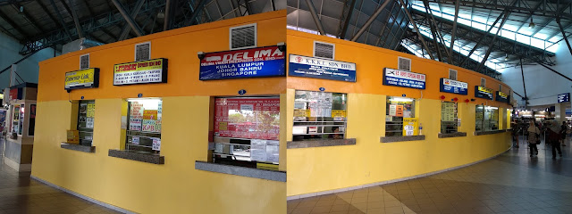 Bus lockets in Malacca Sentral