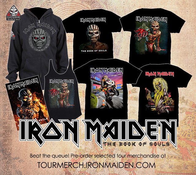 Camisetas oficiais iron maiden Outlet