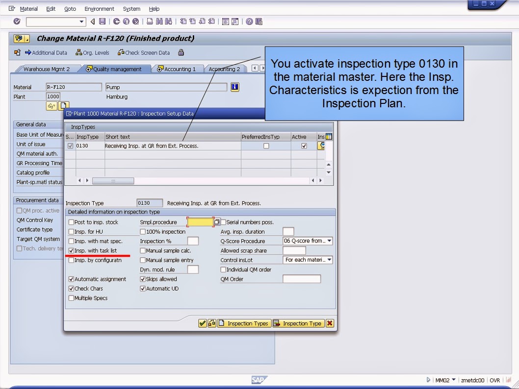 青蛙SAP分享 Froggy's SAP sharing SAP ERP QM Inspection Type 0130 (External