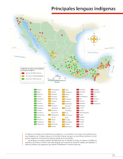 Apoyo Primaria Atlas de México 4to Grado Bloque II Lección 14 Principales lenguas indígenas