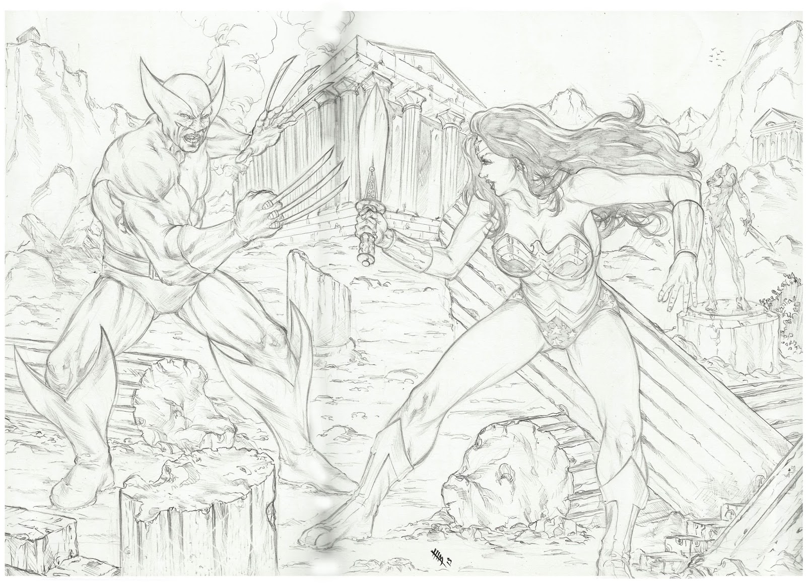 Wonder Woman Vs Wolverine