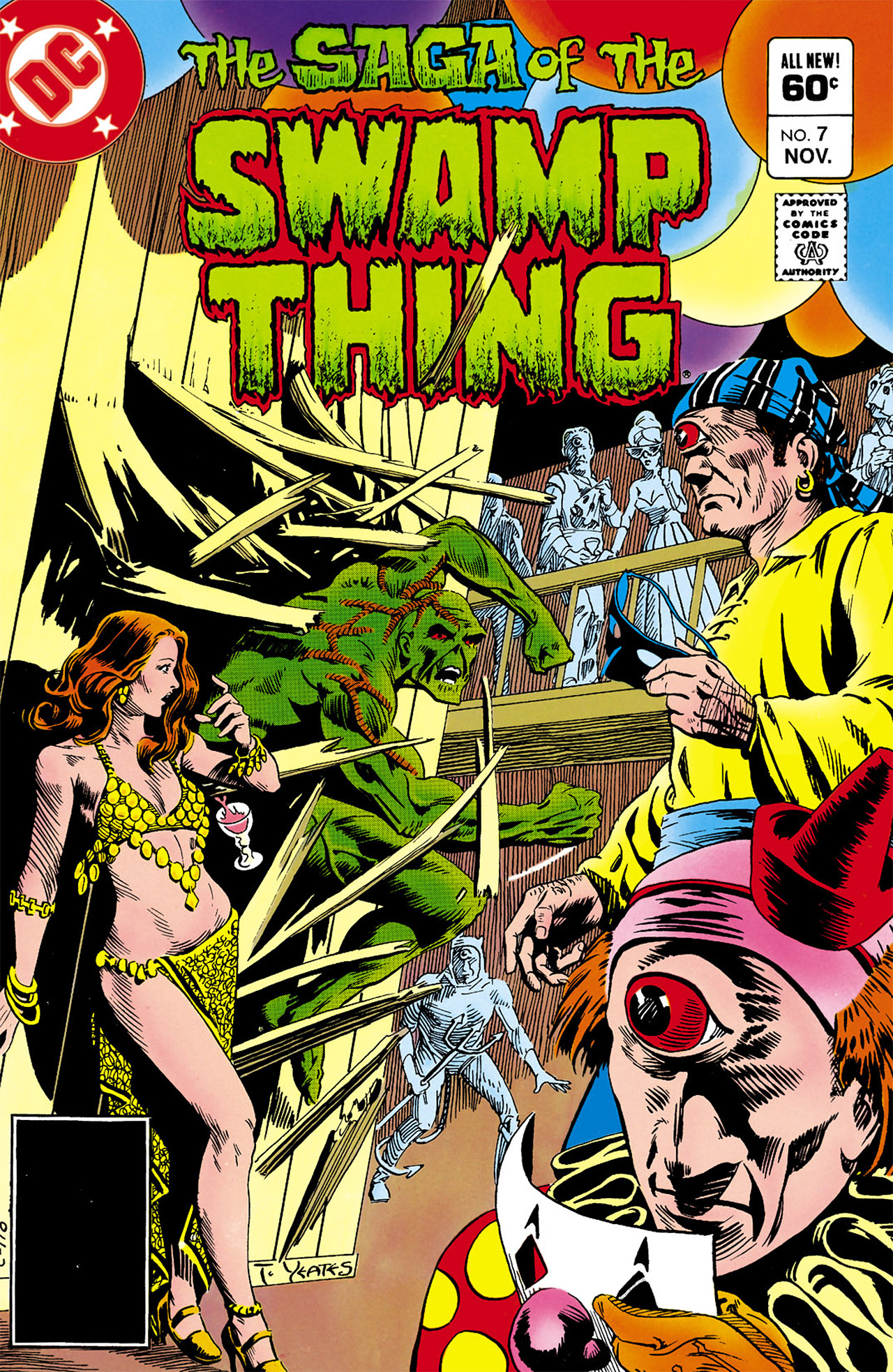 Read online Swamp Thing (1982) comic -  Issue #7 - 1