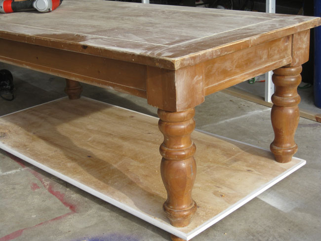 Coffee Table Makeover With Added Lower Shelf Remodelando La Casa Coffee Table Before Paint