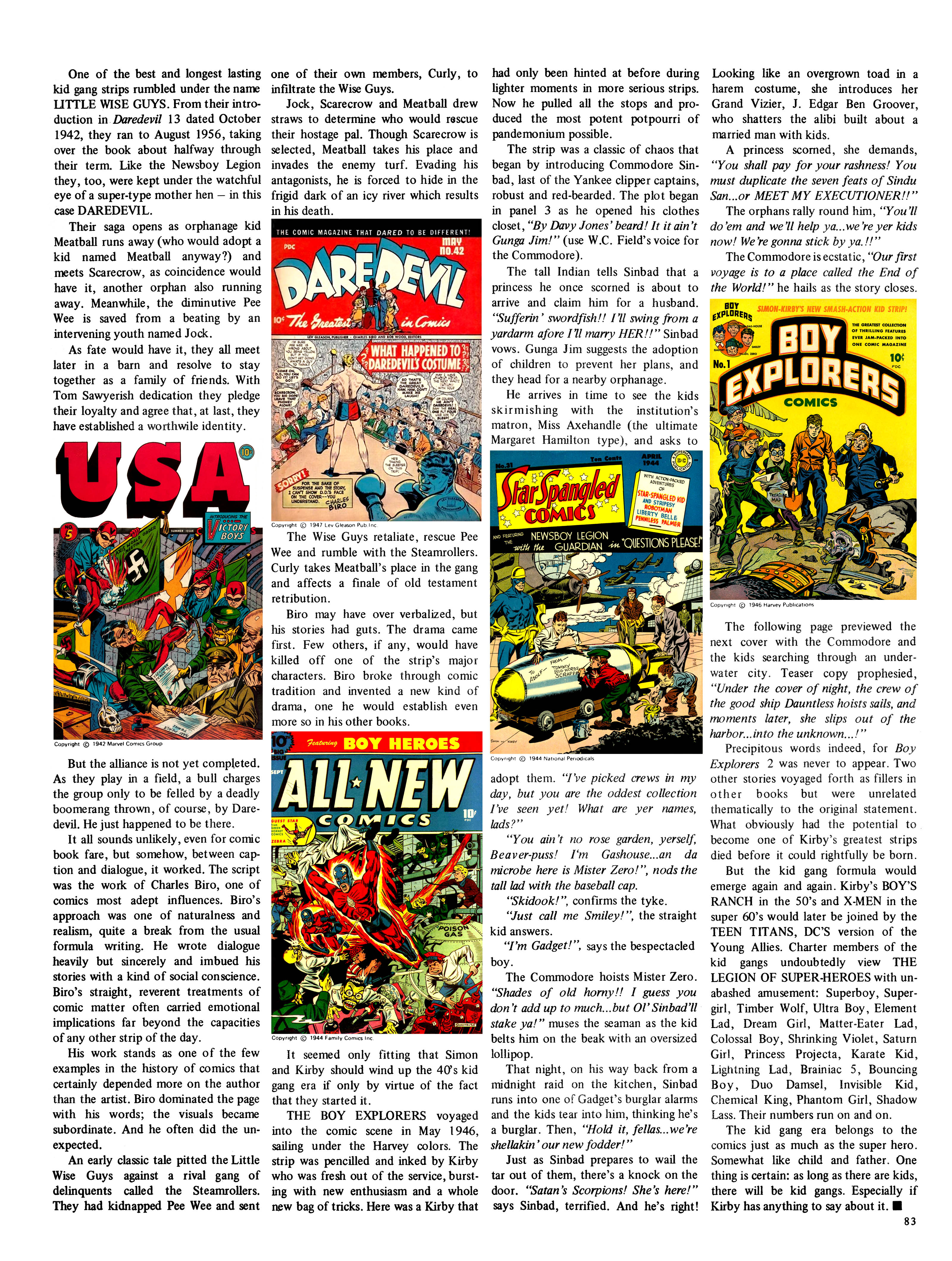 Read online The Steranko History of Comics comic -  Issue # TPB 1 - 83