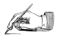writing hand graphic clip pen holding