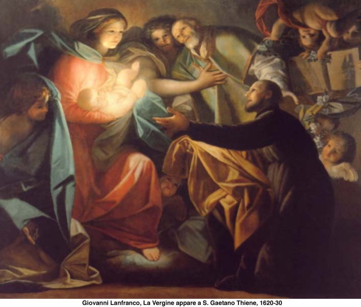 Christmas eve service St Cajetan's Corner: The Radiant Vision Of St Cajetan On Christmas Eve