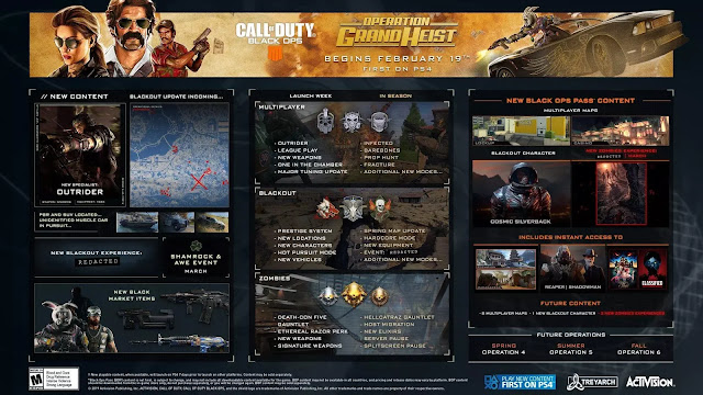 إطلاق عملية " السطو العظيم " داخل لعبة Call of Duty Black Ops 4 و محتويات رهيبة جدا 