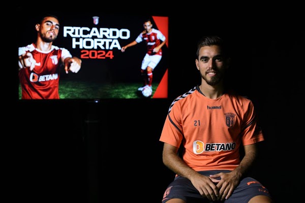 Oficial: El Sporting de Braga renueva a Ricardo Horta hasta 2024