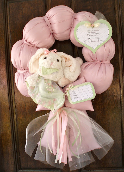 75. custom "Olivia" baby wreath