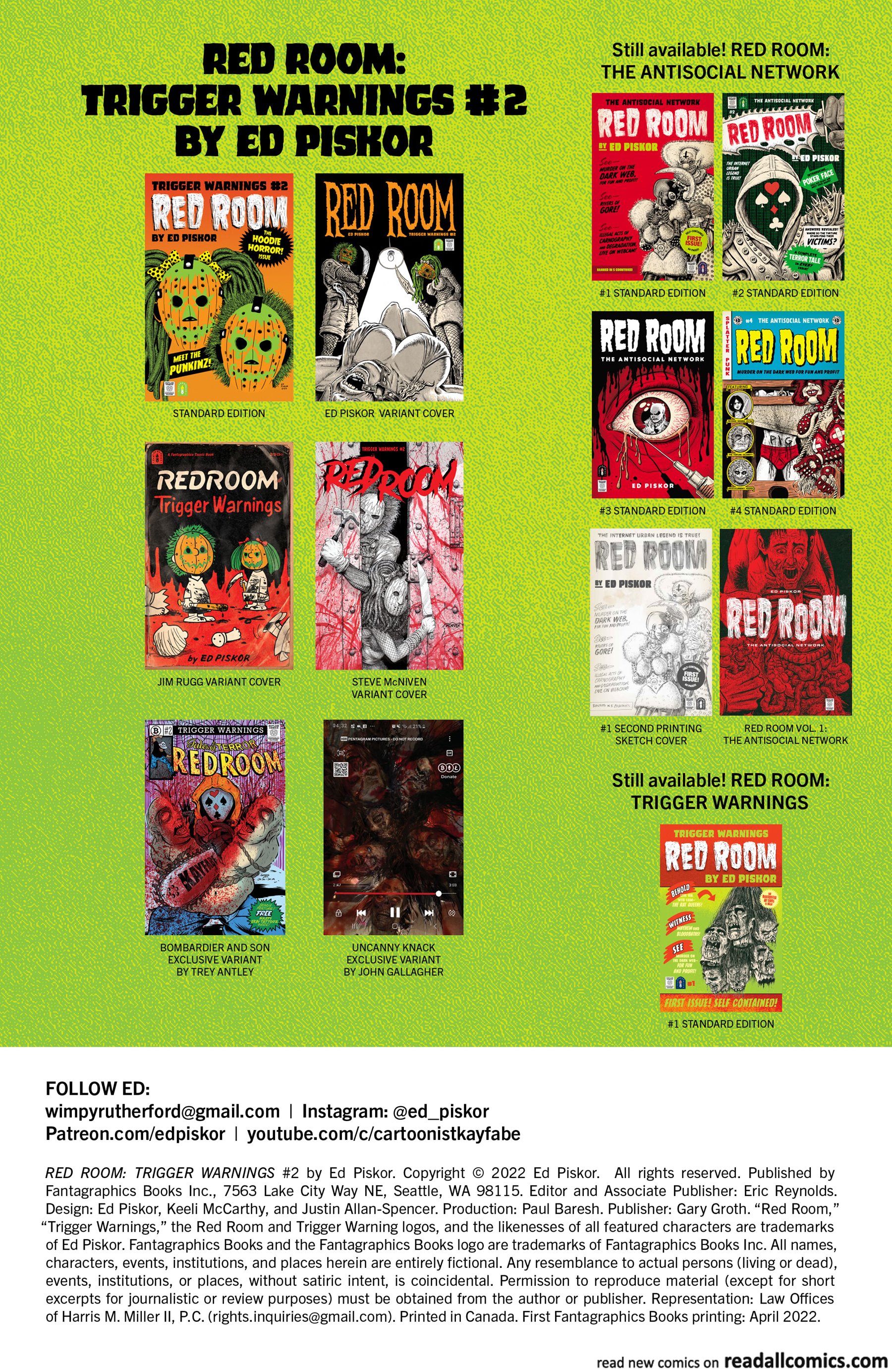 Red Room: Trigger Warnings chapter 2 page 2