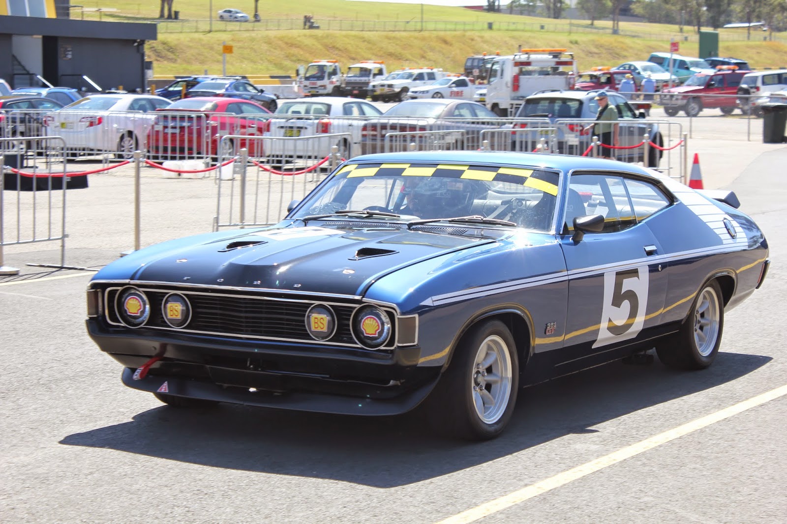 Aussie Old Parked Cars 1973 Ford XA Falcon GT 351 Hardtop Race Car