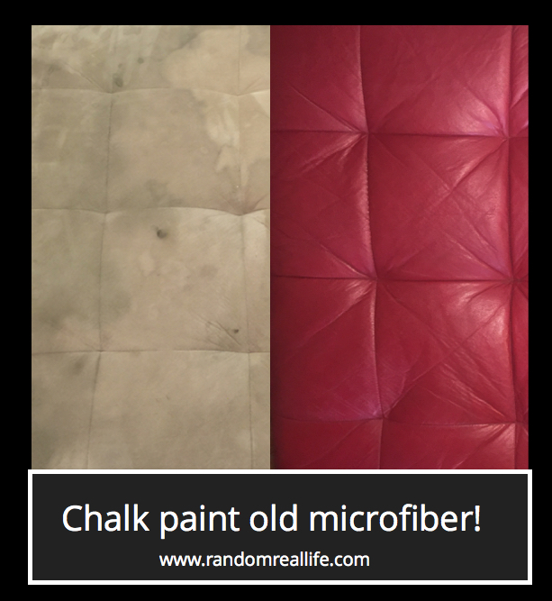 Chalk Painting......A Microfiber Couch?