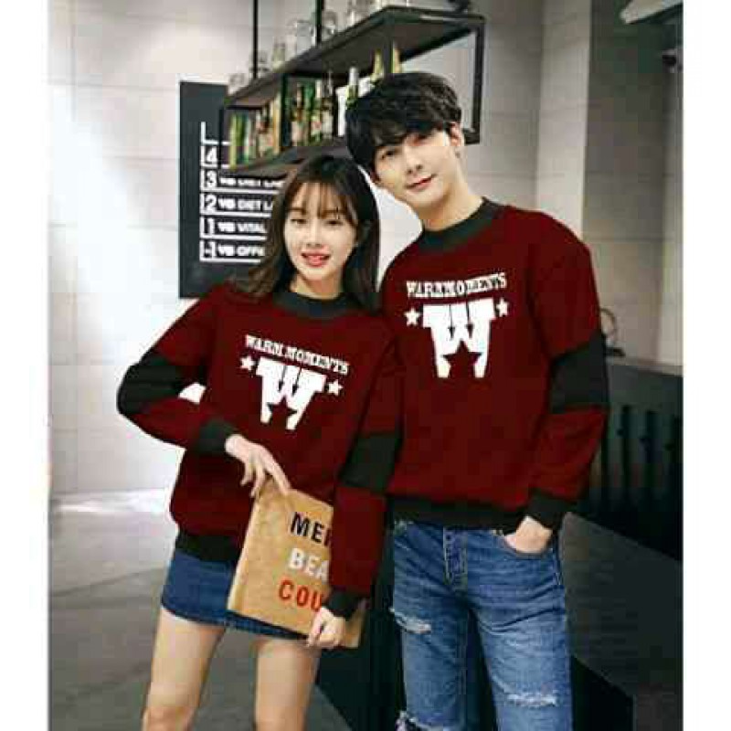 Jual Online Sweater Warm Maroon Black Couple Murah Jakarta Bahan Babytery Terbaru Jual Online Sweater Warm Maroon Black Couple Murah Jakarta Bahan Babytery Terbaru