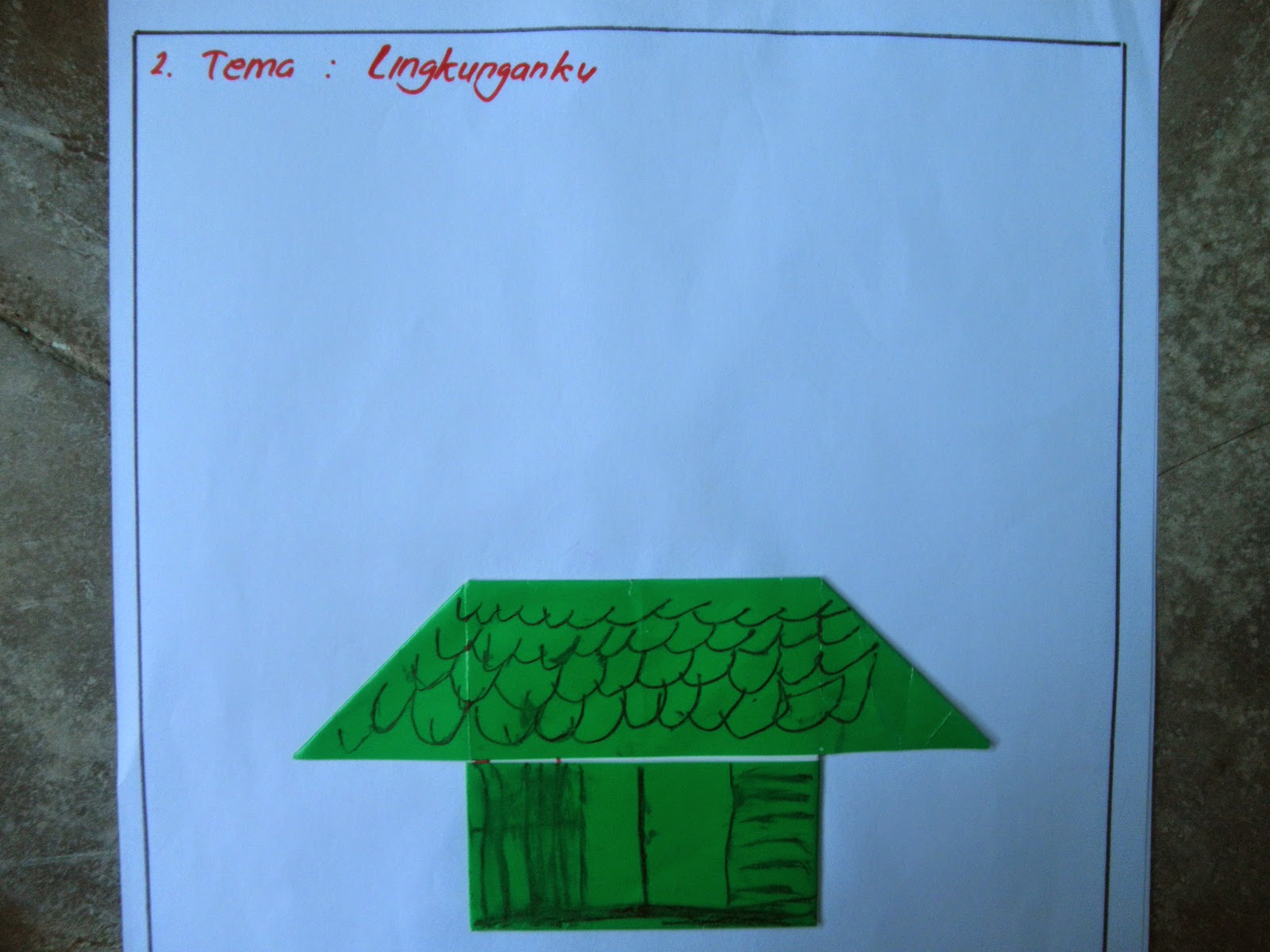 contoh origami (melipat kertas) untuk PAUD berdasarkan tema | Goresan Kecil