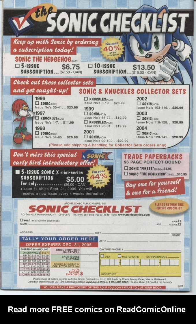 Read online Sonic The Hedgehog comic -  Issue #153 - 46