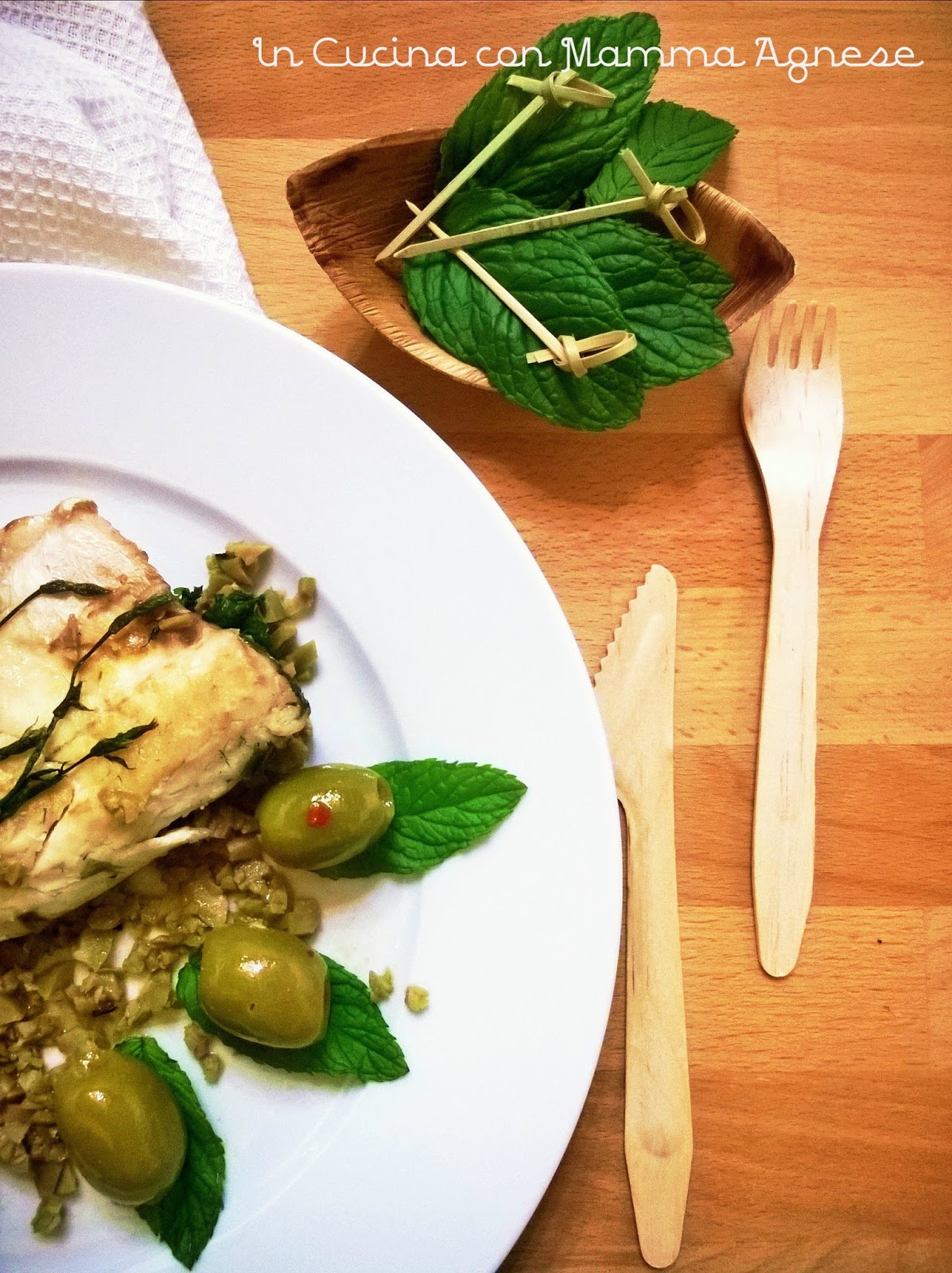 In Cucina con Mamma Agnese: Filetti di Branzino ai bruscandoli in ...