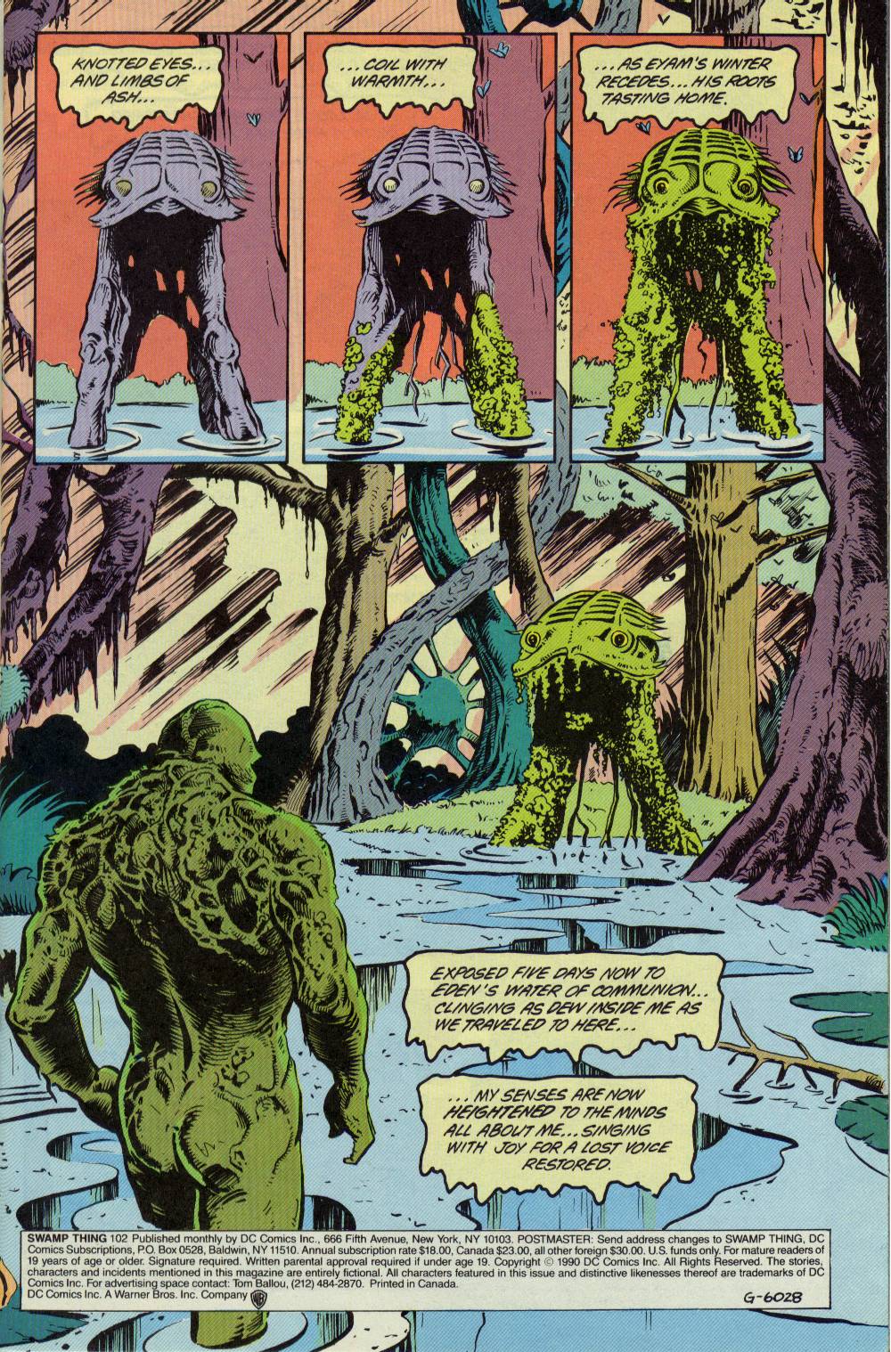 Read online Swamp Thing (1982) comic -  Issue #102 - 2