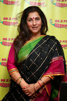 Actress Dimple Kapadia At Radio Mirchi Studio