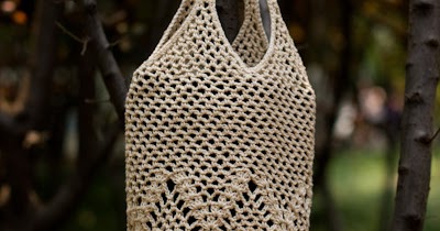 finger crochet bolsa