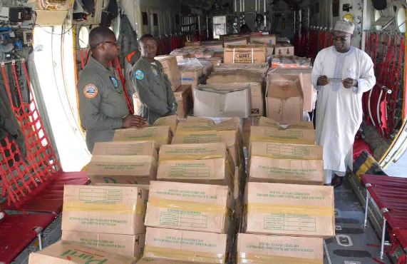 2 Photos: FG donates Made-In-Nigeria drugs to Cameroon's train accident victims