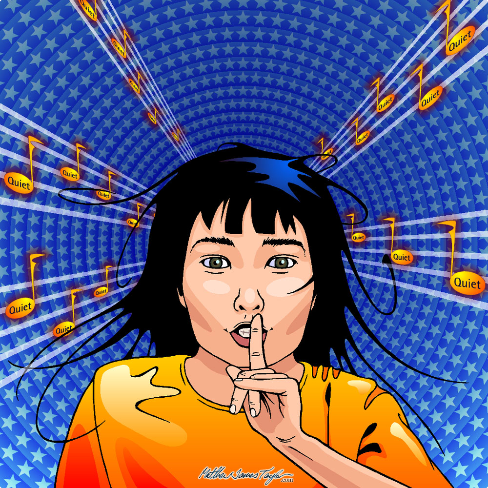 Its quiet. Be quiet gif. Mute мем. Its quite too quite. бьорк it's oh so quiet.