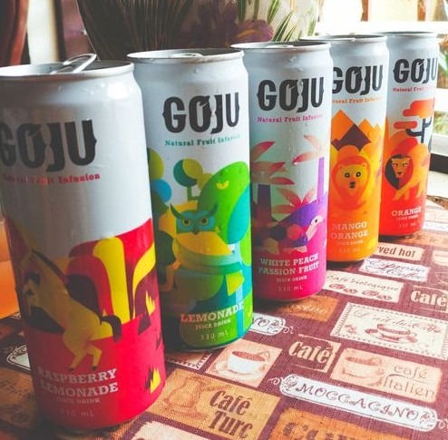 GoJu Natural Fruit Infusion product line-up