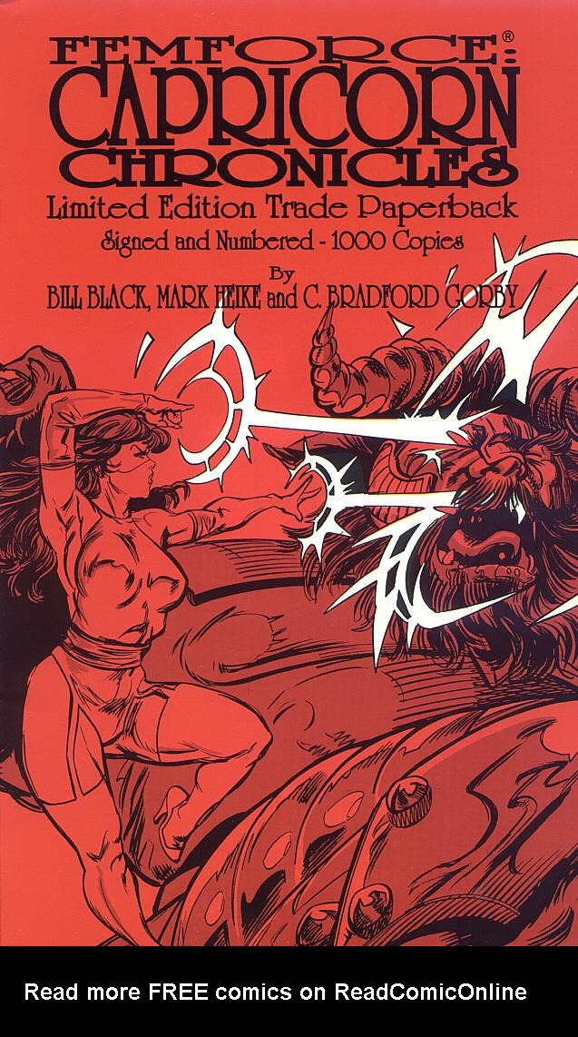 Read online Femforce: The Capricorn Chronicles comic -  Issue # TPB - 3