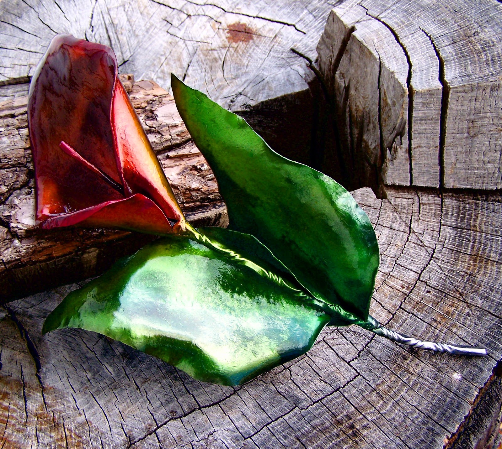 Moody's Garage Stainless Steel Calla Lily Flower