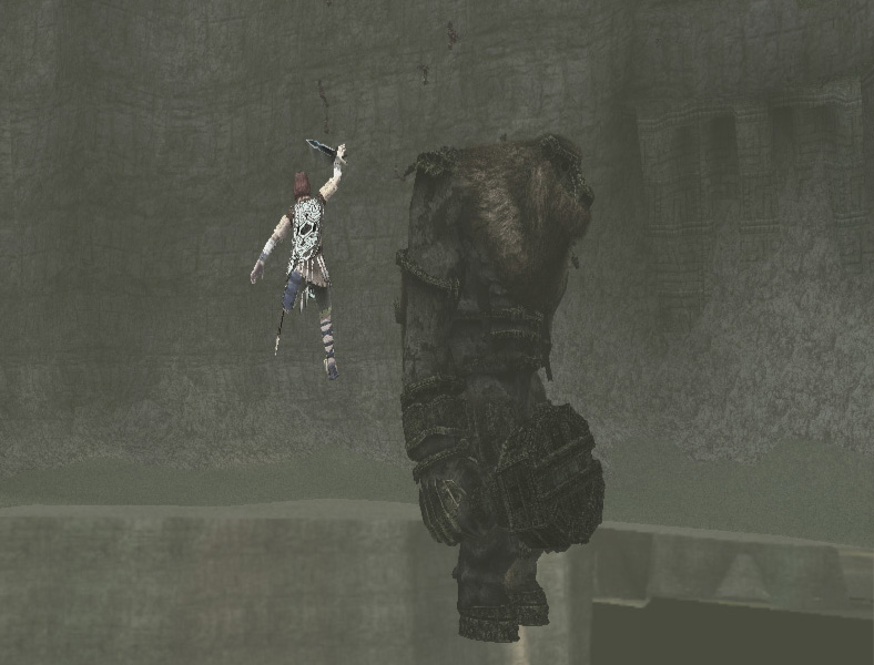 Alright, Wander's grip/footing issues in the PS3 remaster of Shadow of the  Colossus are worse than I remember