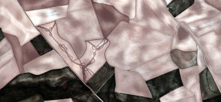 Spain fields from the air, artistic representation of human labor camps bird's eye view, abstract photograph of the Spain fields from the air, which mimic an abstract painting