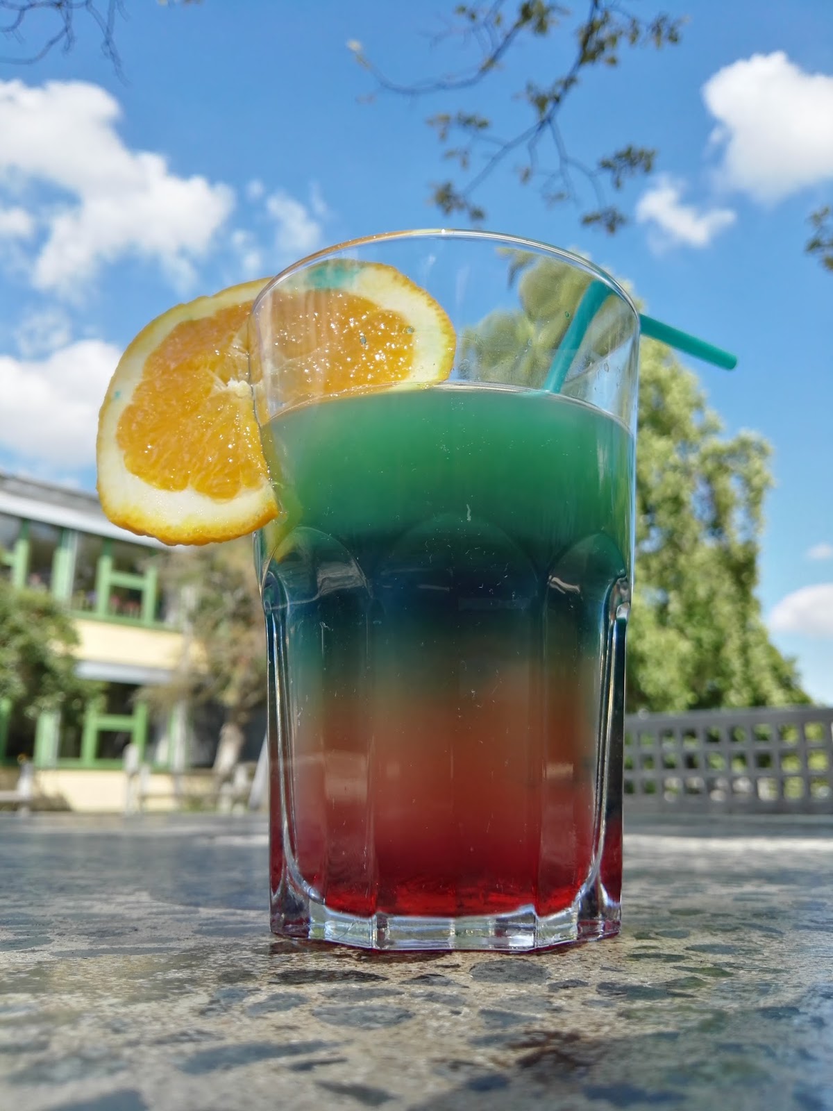 Schulhofgefluster Cocktails Regenbogen Cocktail