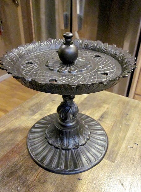 Upcycle a Lamp to Pedestal Dish