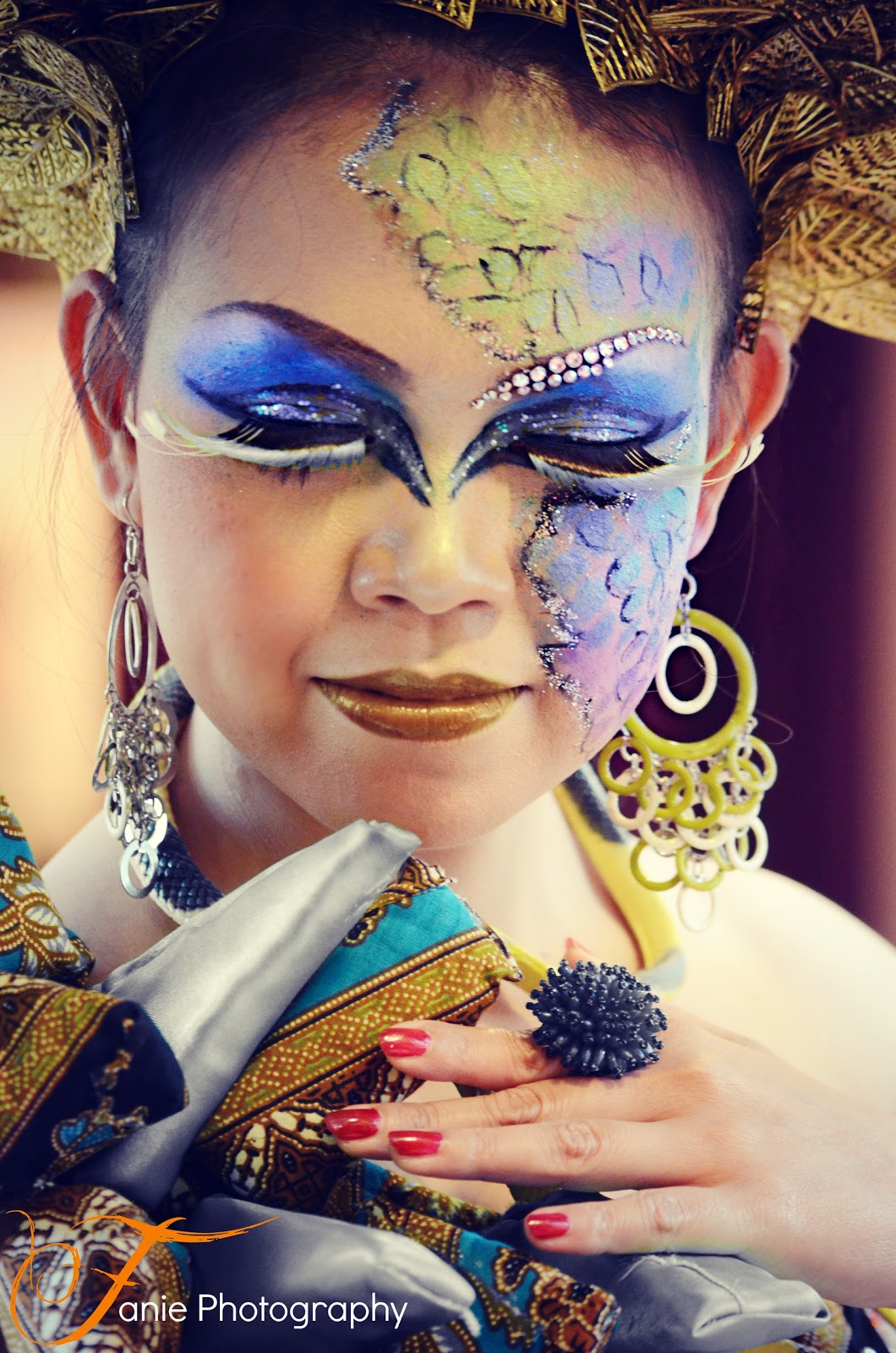 Stephanie Indah Pratiwiy Body Painting In Yau Ma Tei HONG KONG