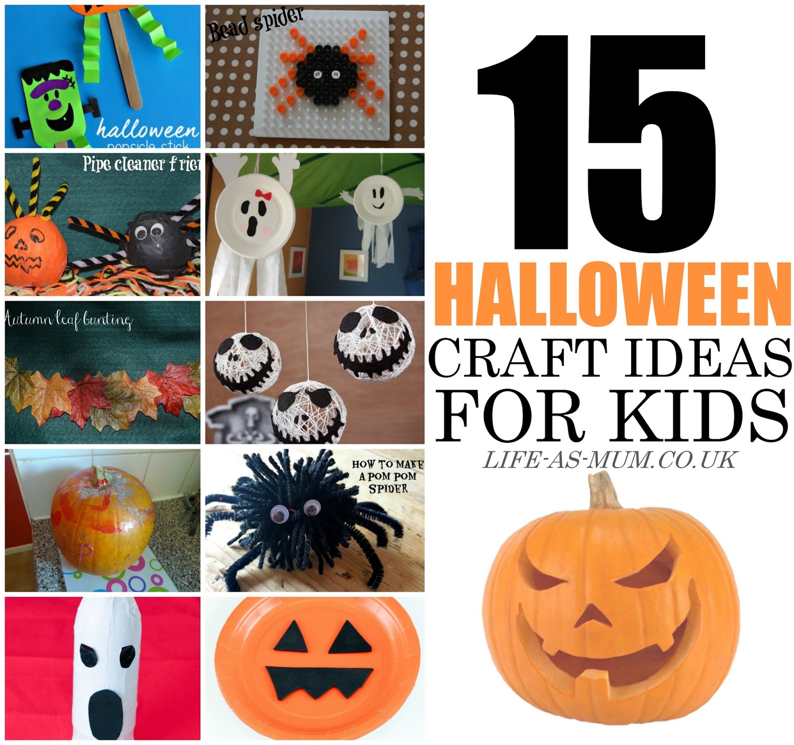 15 Halloween Crafts For Kids | Beth Owen