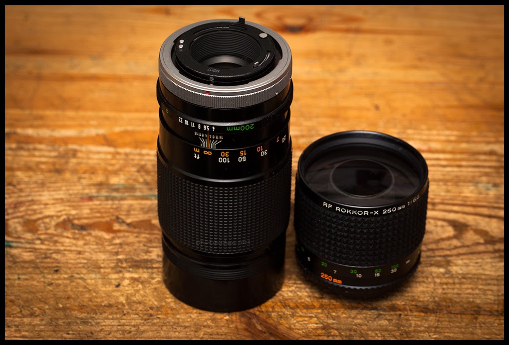 Lens Bubbles Canon FD 200mm f4 Photo Set