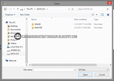 cara upload file ke dropbox dari pc