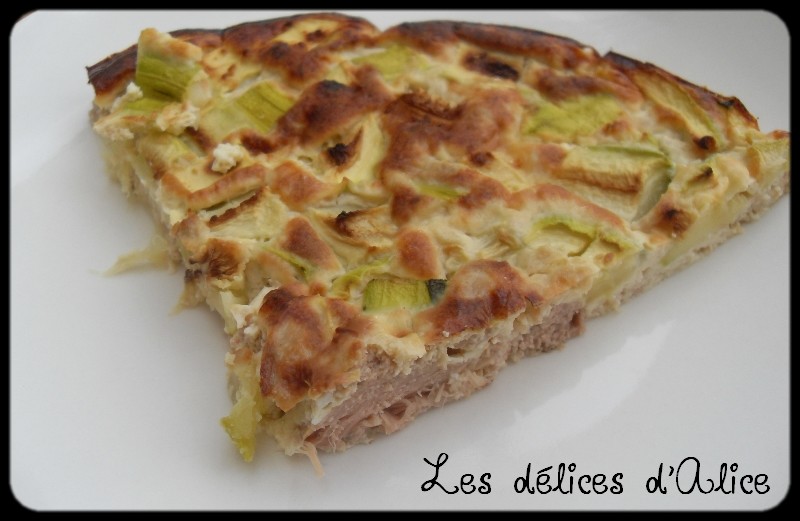 Les délices d'Alice Flans courgette et thon & "mon chat, le thon et moi"